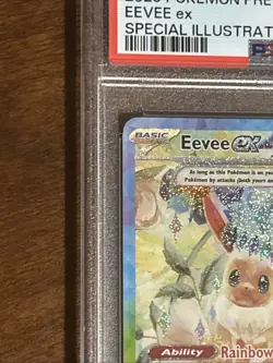 EEVEE EX 167/131 PSA 9 SIR PRISMATIC EVOLUTIONS 2025 POKEMON - Image 4