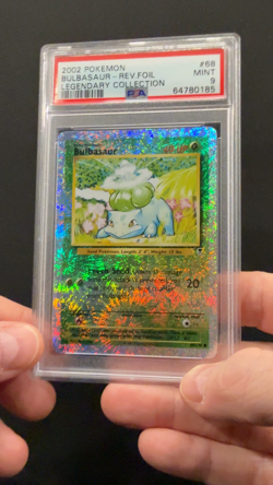 2002 Pokemon Bulbasaur Reverse Holo 68/110 Legendary Collection English PSA 9 - Image 2