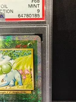 2002 Pokemon Bulbasaur Reverse Holo 68/110 Legendary Collection English PSA 9 - Image 5