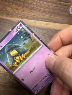 1x🌀HD SWIRL Abra 063/165 Cosmos Holo 151 Pokemon - Image 3