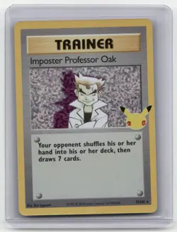 2021 Pokemon - Celebrations TCG Imposter Professor Oak Holo #73/102 - Image 1