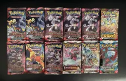 Pokemon Booster Packs - Mixed New/Sealed Lot of 12 - Image 1