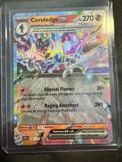 2024 Pokemon SSP Surging Sparks Ceruledge EX Holo 036/191 Near Mint Pack Fresh - Image 1