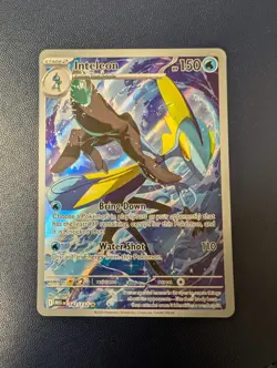 Pokemon TCG ME01 Inteleon #142/132 Illustration Rare - Mega Evolutions - FRESH - Image 1