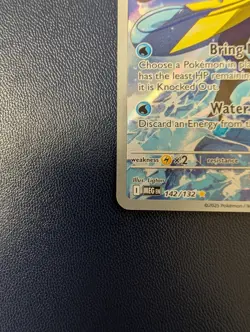 Pokemon TCG ME01 Inteleon #142/132 Illustration Rare - Mega Evolutions - FRESH - Image 3