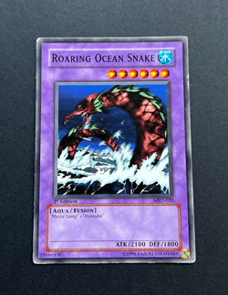 Yugioh! Roaring Ocean Snake - 1st Edition MRD-020 Common (MP) 1996 - Image 1