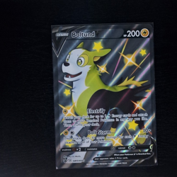 Boltund V - SWSH085 - Shiny Pokemon Oversized Jumbo Ultra Rare Card NM - Image 1