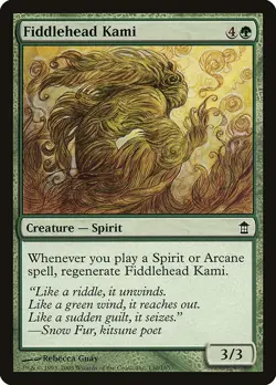 (2x) FIDDLEHEAD KAMI - Saviors of Kamigawa - MTG Magic the Gathering Card - Image 1