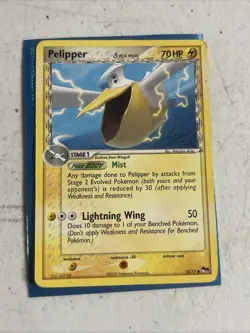 Pelipper 14/17 POP Series 5 English Pokemon Card TCG DMG - Image 1
