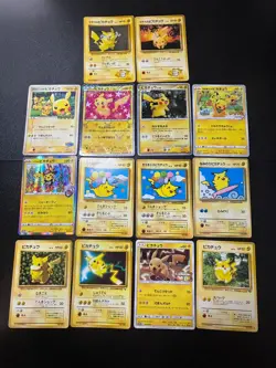 Rescue DX & lvy Non Glossy & Shibuya etc 14set Pikachu Japanese Pokemon Card - Image 1