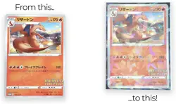 100 Black Holographic Card Sleeves Perfect Fit Shiny Trading - Image 4