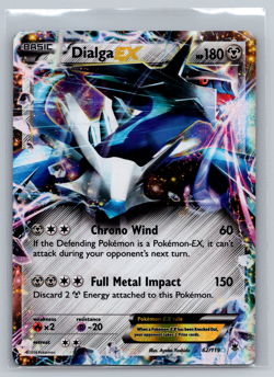 Dialga EX 62/119 XY Phantom Forces Ultra Rare Holo Pokemon Card TCG HP - Image 1