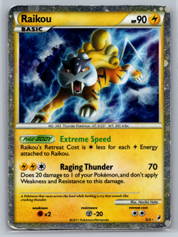 Raikou - SL9 - Pokemon Call of Legends Holo Card HP - Image 1