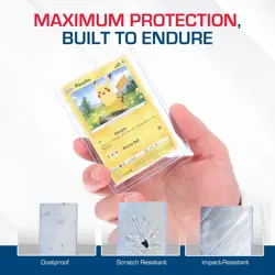 BCW 3x4 Topload Card Holder - Standard - 100ct | Rigid PVC Trading Clear - Image 3