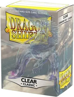 Dragon Shield | Standard Size Card Classic Sleeves | 100 Size, Clear - Image 1