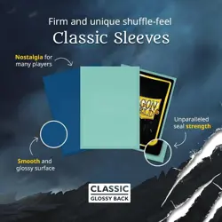 Dragon Shield | Standard Size Card Classic Sleeves | 100 Size, Clear - Image 4