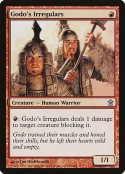 (2x) GODO'S IRREGULARS - Saviors of Kamigawa - MTG Magic the Gathering Card - Image 1