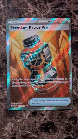 Premium Power Pro 174/132 Trainer Mega Evolution Holo Pokemon Card - Image 1