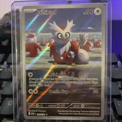 Pokemon Delibird 152/132 Mega Evolution Illustration Rare Card NM IN-Hand ⚡ - Image 1