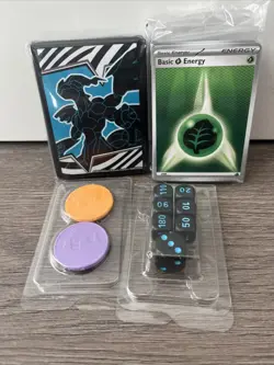 Scarlet & Violet Black Bolt ETB Card Sleeves (65 count) w/ Dice & Markers - Image 1