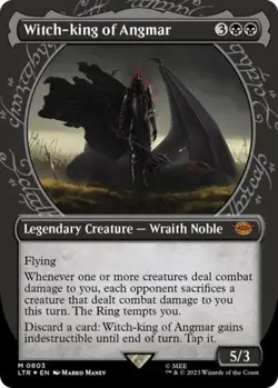 MTG English Witch-king of Angmar (Showcase) (Surge Foil) NM Foil - Image 1