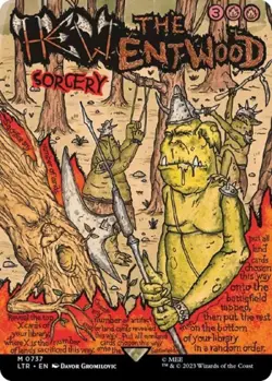 MTG English Hew the Entwood (Borderless Poster) NM Foil - Image 1