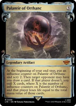 MTG English Palantir of Orthanc (Showcase Scrolls) NM Foil - Image 1