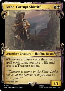 MTG English Lotho, Corrupt Shirriff (Showcase Scrolls) NM Foil - Image 1