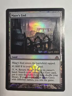 Maze's End Prerelease Cards Foil Magic The Gathering Mtg - Image 1