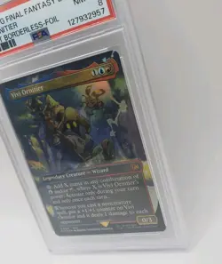 Vivi Ornitier (Borderless, Foil) [PSA 8] Magic The Gathering Final Fantasy MTG - Image 3