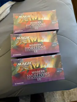 3 Boxes X Magic The Gathering MTG Modern Horizons 2 MH2 SET Booster Box Sealed - Image 1