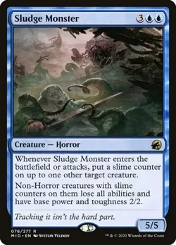 2x Sludge Monster MID NM MTG - Image 1
