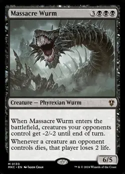 Massacre Wurm MKC NM MTG - Image 1