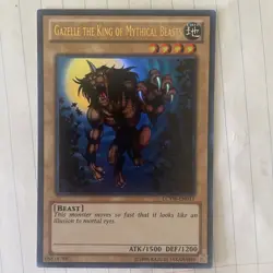 YUGIOH - GAZELLE THE KING OF MYTHICAL BEASTS - LCYW-EN011 - ULTRA RARE - UNLIMI. - Image 1