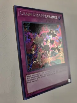 Chain Disappearance LCKC-EN094 Secret Rare Yugioh Legendary Collection Kaiba - Image 2