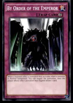 By Order of the Emperor Structure Deck: Emperor of Darkness SR01-EN039 MP YuGiOh - Image 1