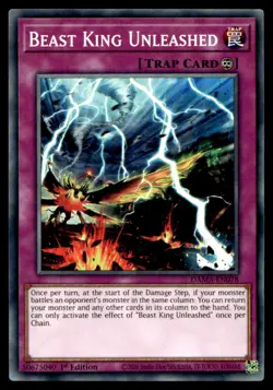 Beast King Unleashed Dawn of Majesty DAMA-EN078 MP YuGiOh TCG | Buy 10 Get 10 Fr - Image 1