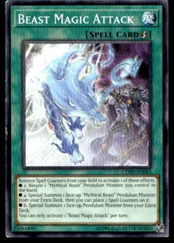 Beast Magic Attack Cybernetic Horizon CYHO-EN063 MP YuGiOh TCG | Buy 10 Get 10 F - Image 1