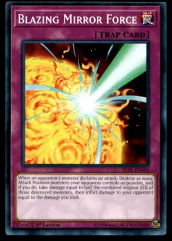 Blazing Mirror Force Structure Deck: Powercode Link SDPL-EN034 MP YuGiOh TCG | B - Image 1