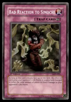 Bad Reaction to Simochi Legacy of Darkness LOD-093 MP YuGiOh TCG | Buy 10 Get 10 - Image 1
