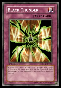 Black Thunder The Shining Darkness TSHD-EN066 MP YuGiOh TCG | Buy 10 Get 10 Free - Image 1