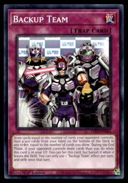 Backup Team Dimension Force DIFO-EN085 MP YuGiOh TCG | Buy 10 Get 10 Free - Image 1
