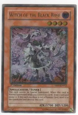 Yugioh! Witch of the Black Rose - ABPF-EN012 - Ultimate Rare - 1st Edition - NM - Image 1