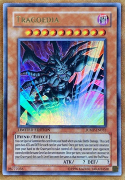 Yugioh Tragoedia JUMP-EN033 Ultra Rare Limited Edition NM - Image 1