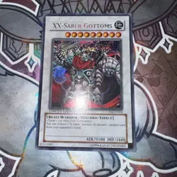 Yugioh XX-Saber Gottoms CT06-ENS04 Secret Rare Limited Edition LP - Image 1