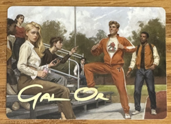 MTG Marvel Spider-Man Art Card,Flash Thompson, Spider-Fan 1/54 Gold Signature - Image 1