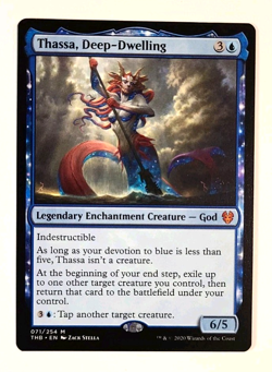 Near Mint - Thassa, Deep-Dwelling - Theros Beyond Death - MTG English - Image 1