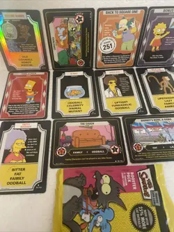 THE SIMPSONS - Open Booster Pack - #28 FUTURE BURNS FOIL - Fox WOC - 11 Cards - Image 1