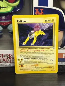 Pokemon TCG Neo Revelation - Raikou #22/64 - Non Holo Rare Card - Image 1