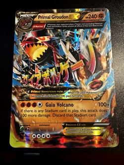 Primal Groudon EX 086/160 Jumbo Cards Holo - Image 1